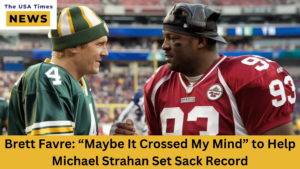 Brett Favre Reflects on Helping Michael Strahan Break the Sack Record