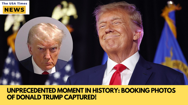 UNPRECEDENTED MOMENT IN HISTORY: BOOKING PHOTOS OF DONALD TRUMP CAPTURED!